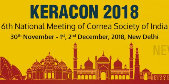 Το Ινστιτούτο Ophthalmica στο KERACON 2018 - 6th National Meeting of Cornea Society of India