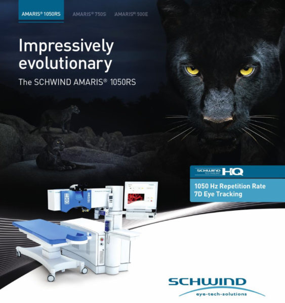 Το Schwind Amaris 1050RS excimer laser στο Ινστιτούτο Ophthalmica