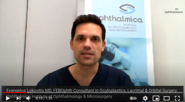 Ευάγγελος Λοκοβίτης MD, FEBOphth - Ανακοίνωση του Ocular & Adnexal Lymphoma Masterclass (Virtual)