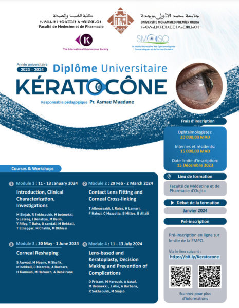 Ο Μίλτος Μπαλίδης MD, PhD, FEBOphth, ICOphth στο University Diploma Keratoconus