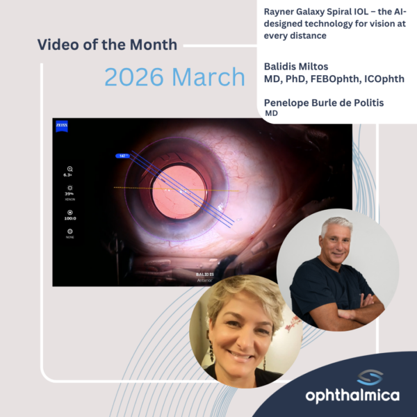 Video of the month | March 2026 | Rayner Galaxy Spiral IOL – the AI-designed technology for vision at every distance